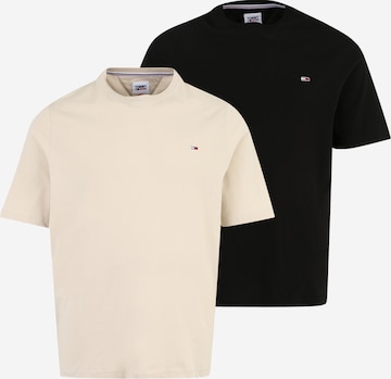 Tommy Jeans Plus Shirt in Beige: front