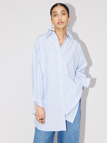 Robe-chemise 'Dalia' LeGer by Lena Gercke en bleu : devant