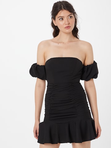 Love Triangle Dress 'ELLA' in Black: front