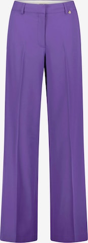 Regular Pantalon à plis Fabienne Chapot en violet : devant