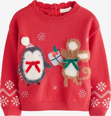 raudona Next Megztinis: priekis