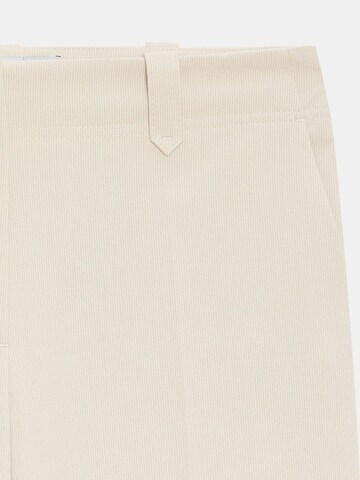 Dilvin Wide leg Pants in Beige
