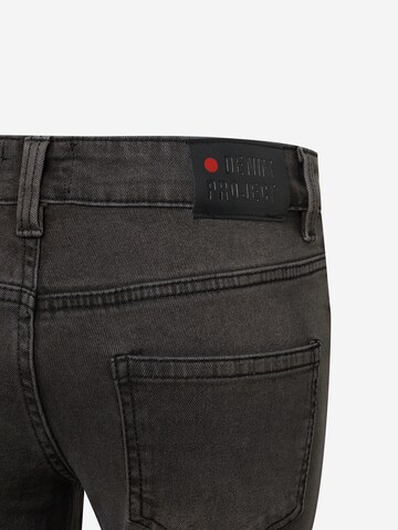 Denim Project Slimfit Jeans 'Mr. Red' in Grijs