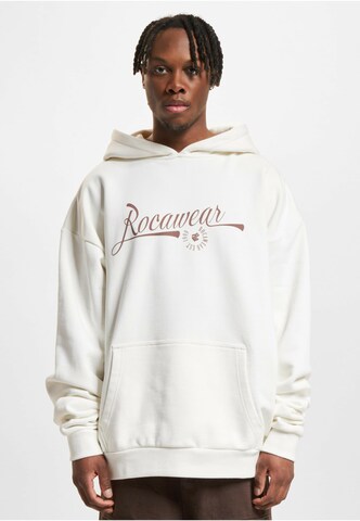 ROCAWEAR Sweatshirt 'Rocroc' in White: front