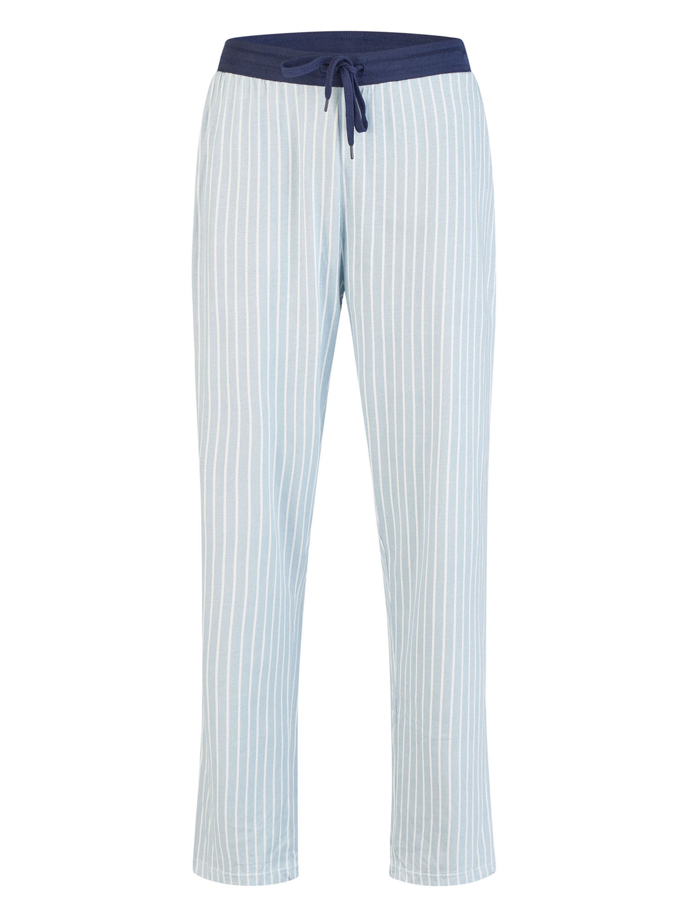 Phil & Co. Berlin Pyjama lang ' Unlimited Adventure ' in Blauw