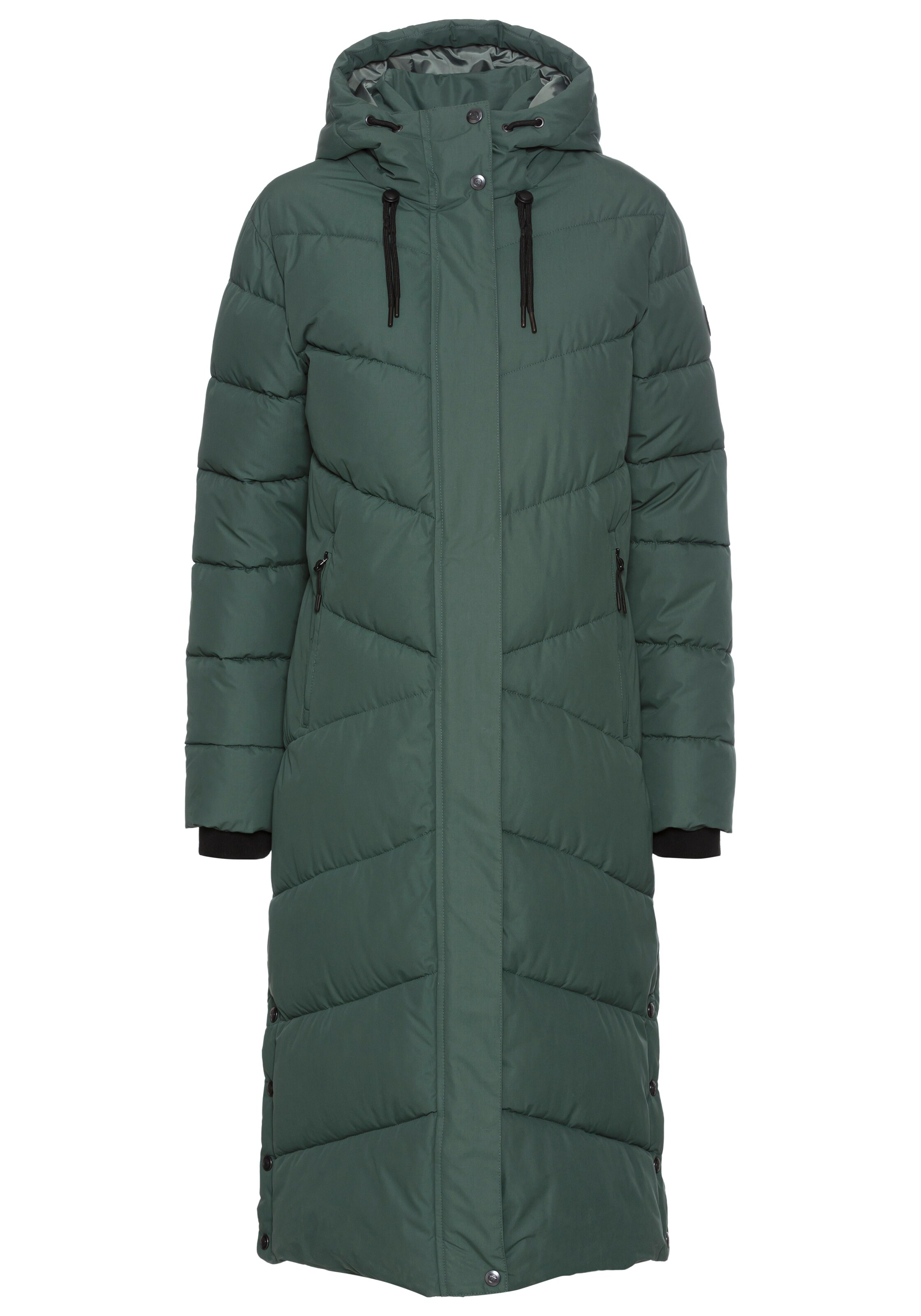 POLARINO Funktionsmantel in Grün: Vorderseite