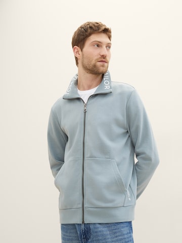 TOM TAILOR Sweatjacke in Blau