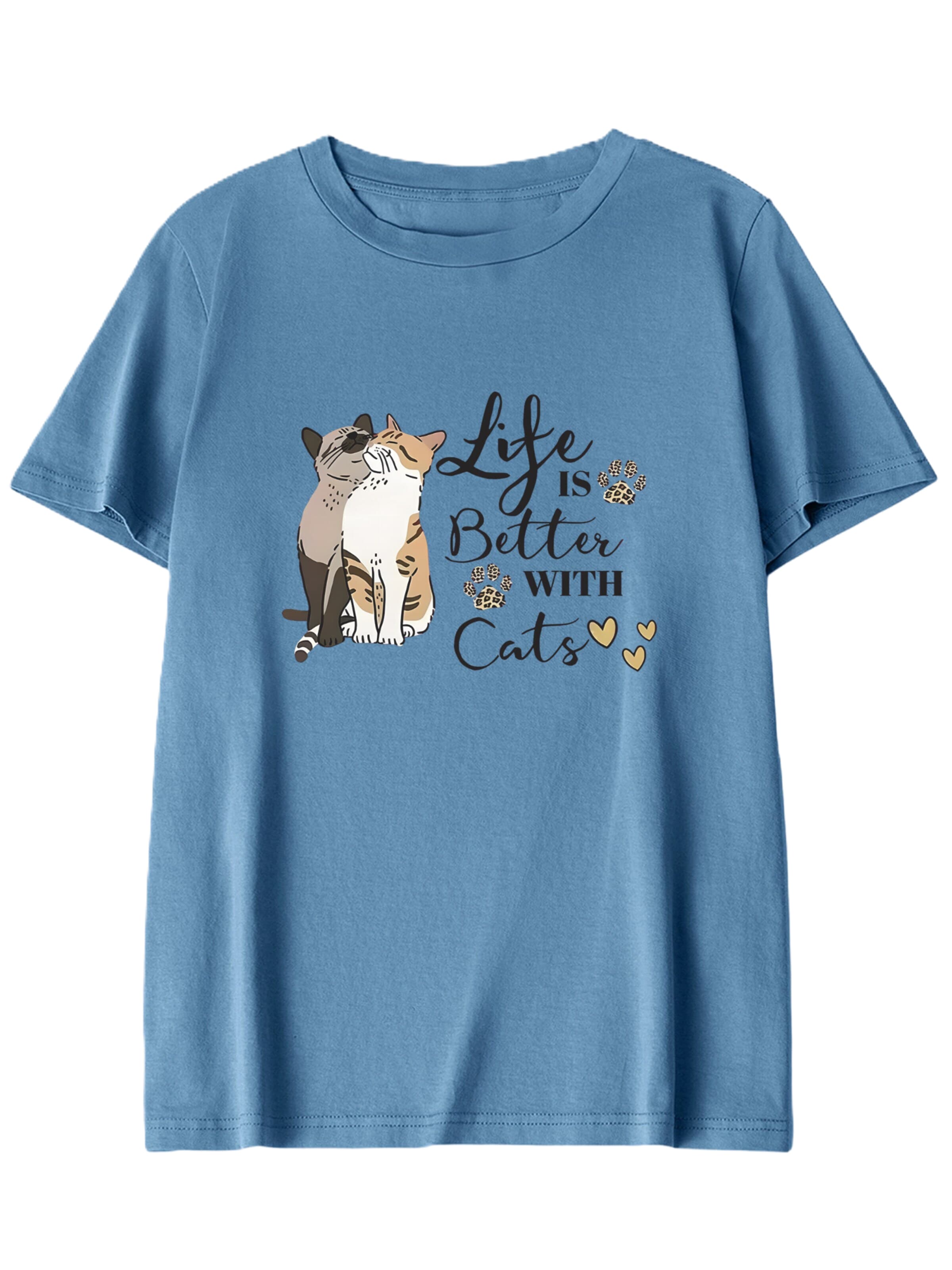 T-shirt GORHEY en bleu : devant