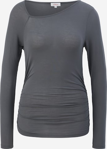 s.Oliver - Camiseta en gris: frente