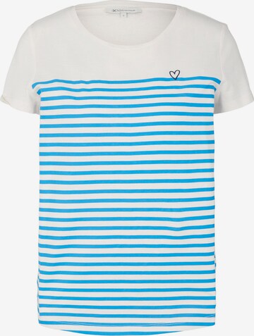 T-shirt TOM TAILOR DENIM en blanc : devant