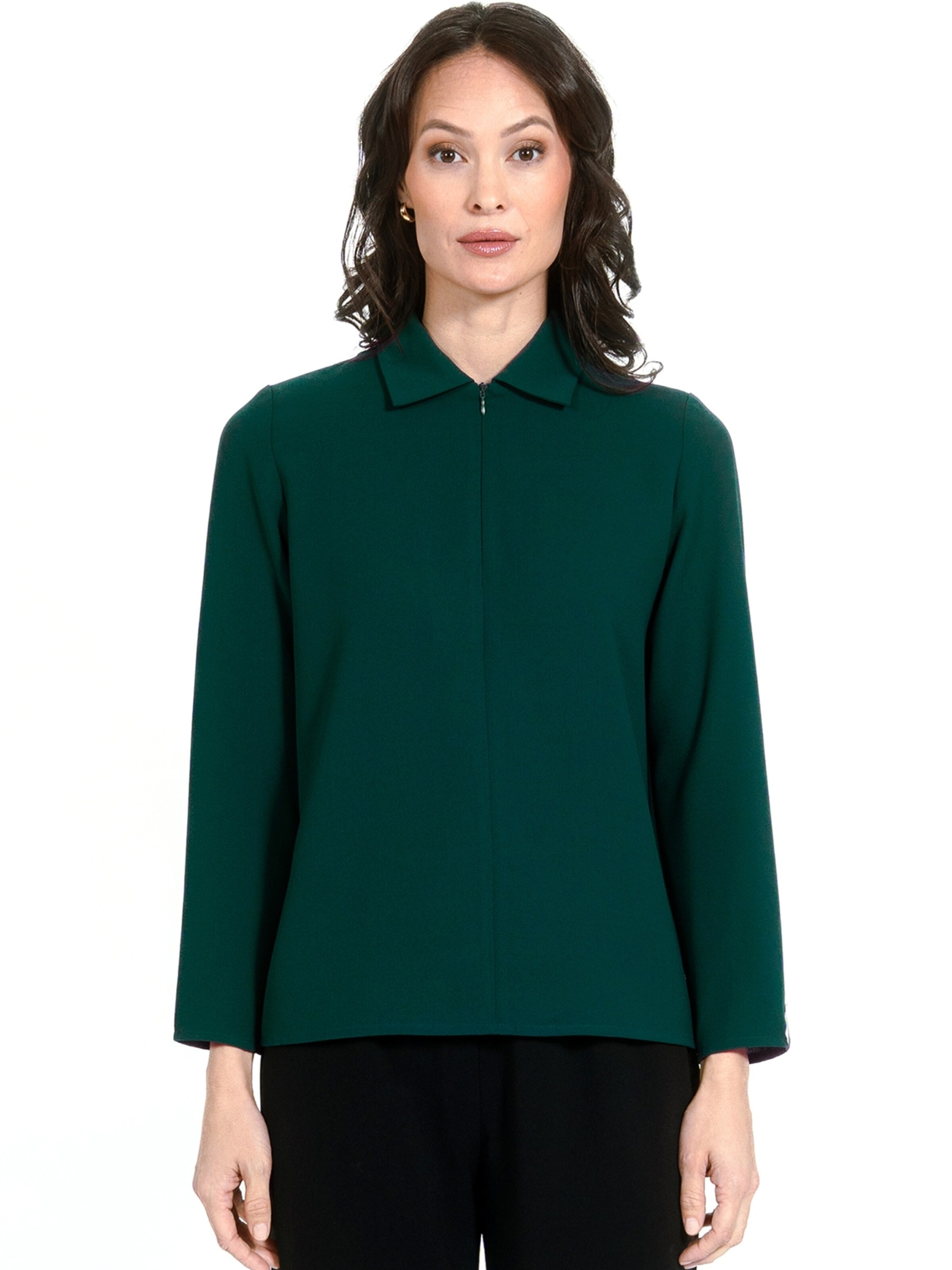 Jascha Stockholm Bluse 'Saskia' i grøn: forside