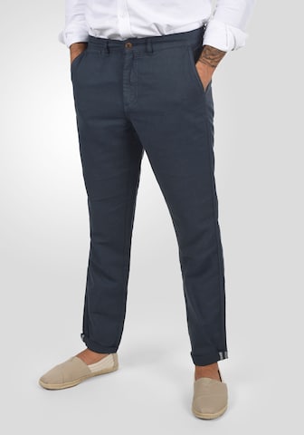 !Solid Regular Pants 'Loran' in Blue: front