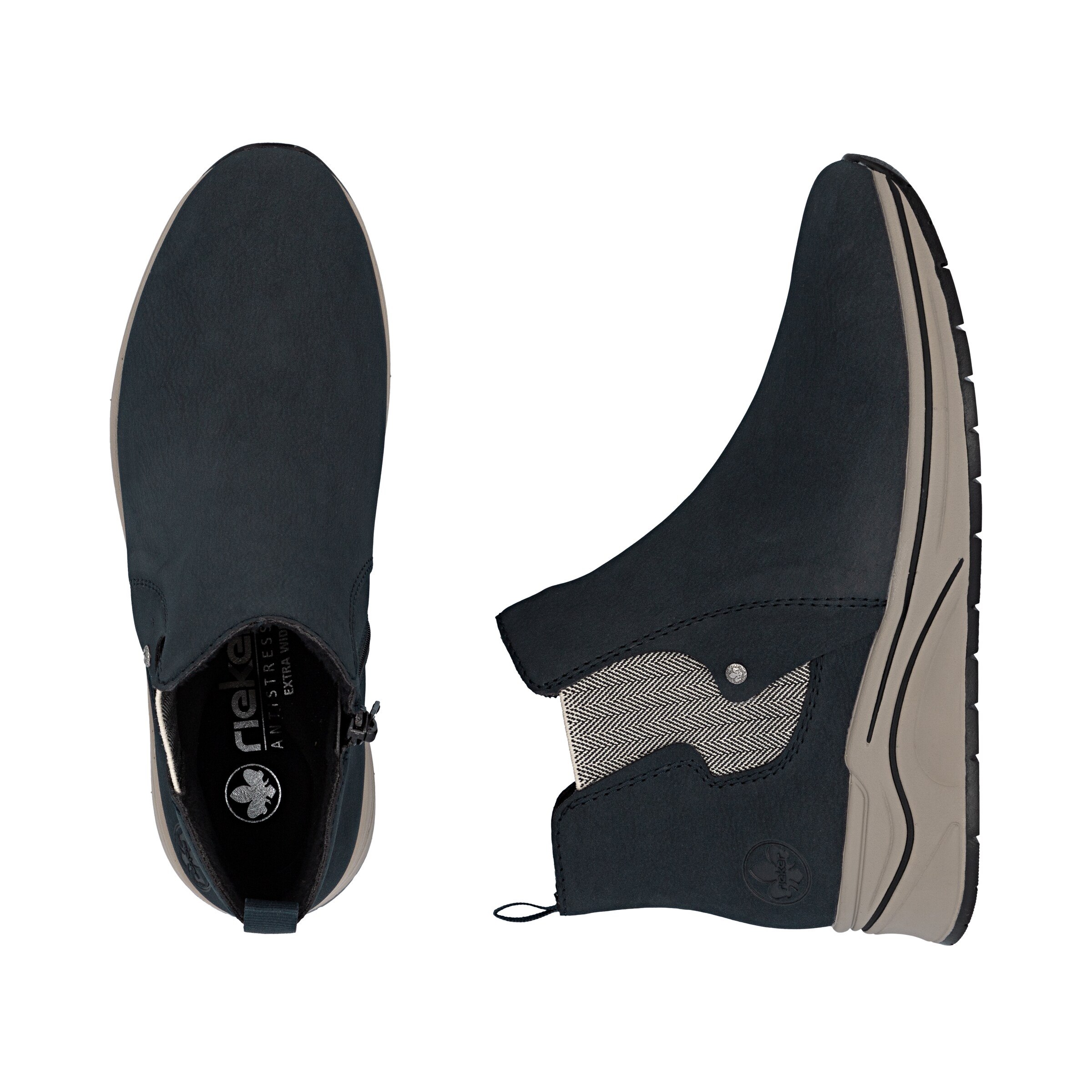 Rieker Stiefelette in Blau