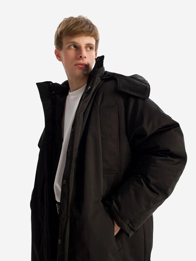 Giesto Manteau d’hiver en S en noir, Vue avec produit