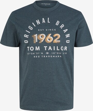 TOM TAILOR Shirt in Blauw: voorkant