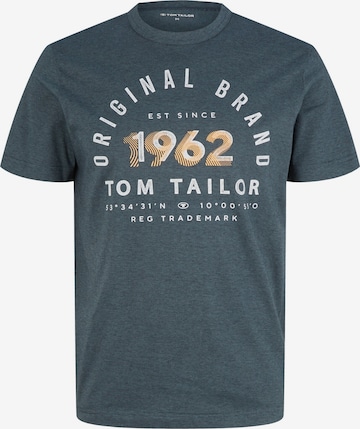 TOM TAILOR Shirt in Blauw: voorkant