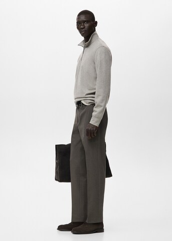 MANGO MAN Sweatshirt 'Portellp' in Grey