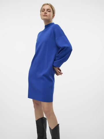 Robes en maille 'NANCY ' VERO MODA en bleu