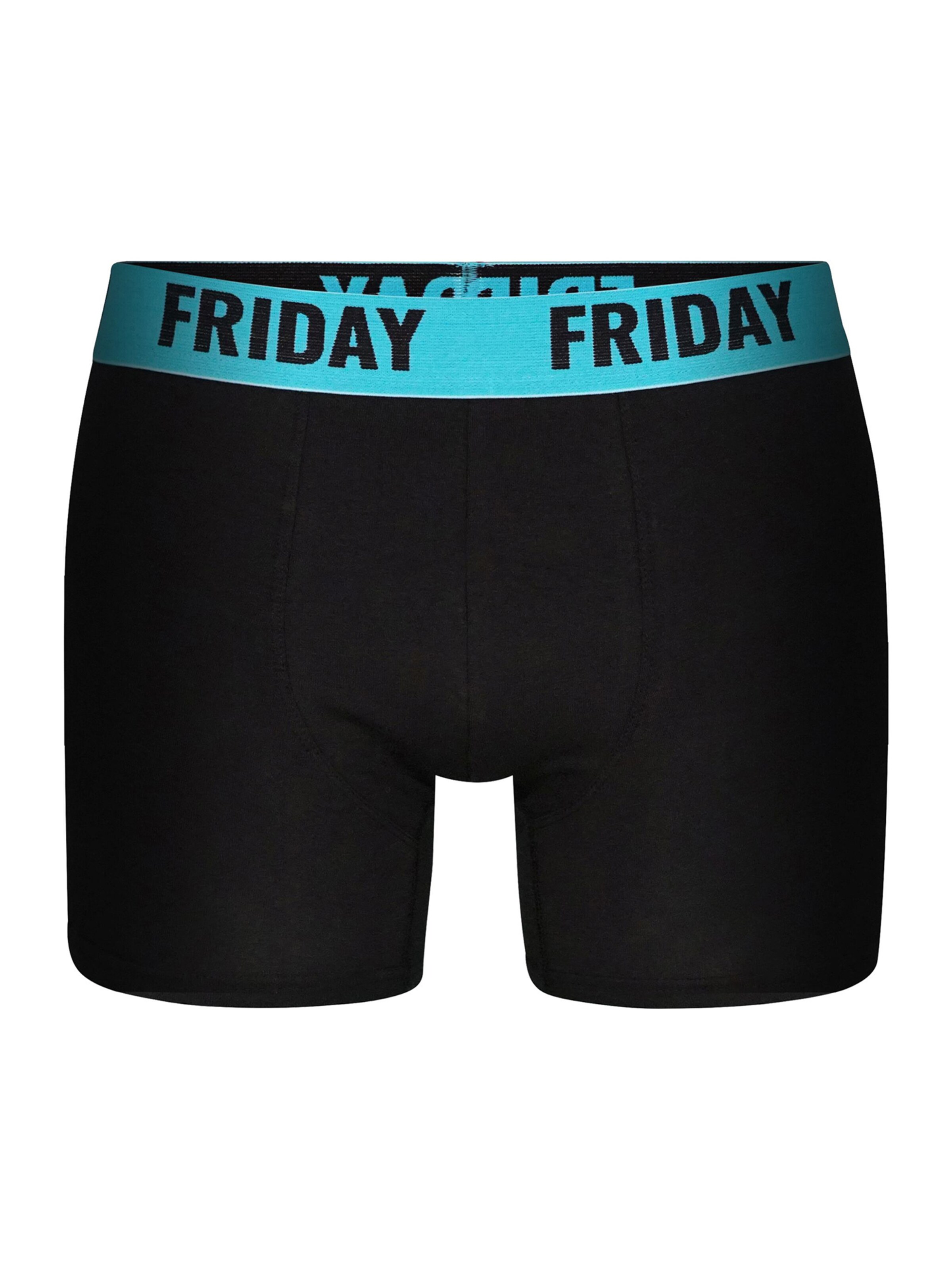 Boxer 'Monday Sunday' di Happy Shorts in nero