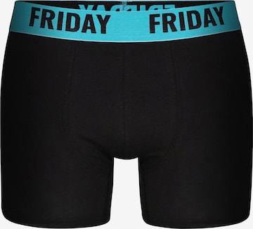 Happy Shorts Retroshorts ' Monday Sunday ' in Schwarz