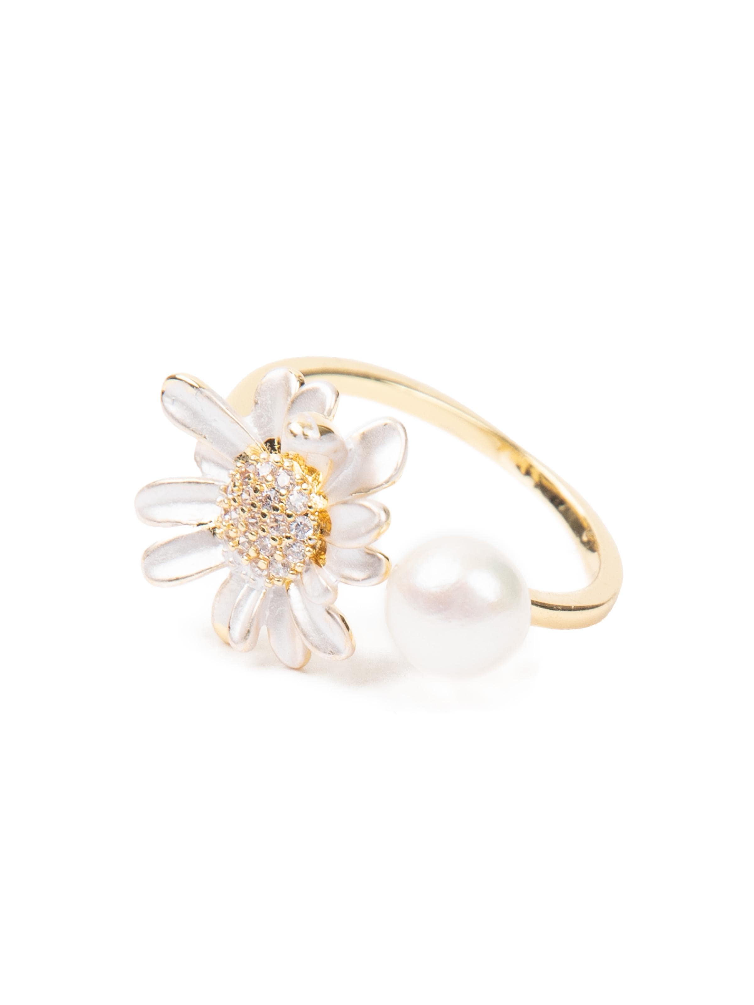 MayTree Ring in Gold: front