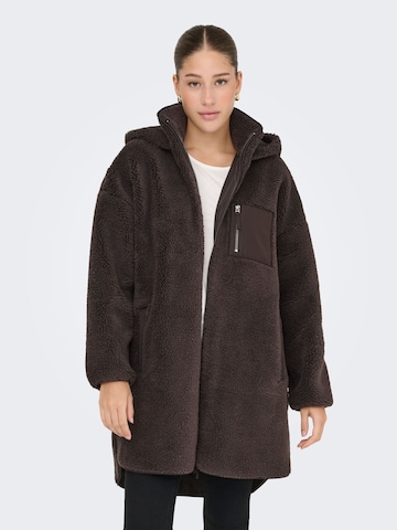 ONLY Tussenmantel in Bruin: voorkant