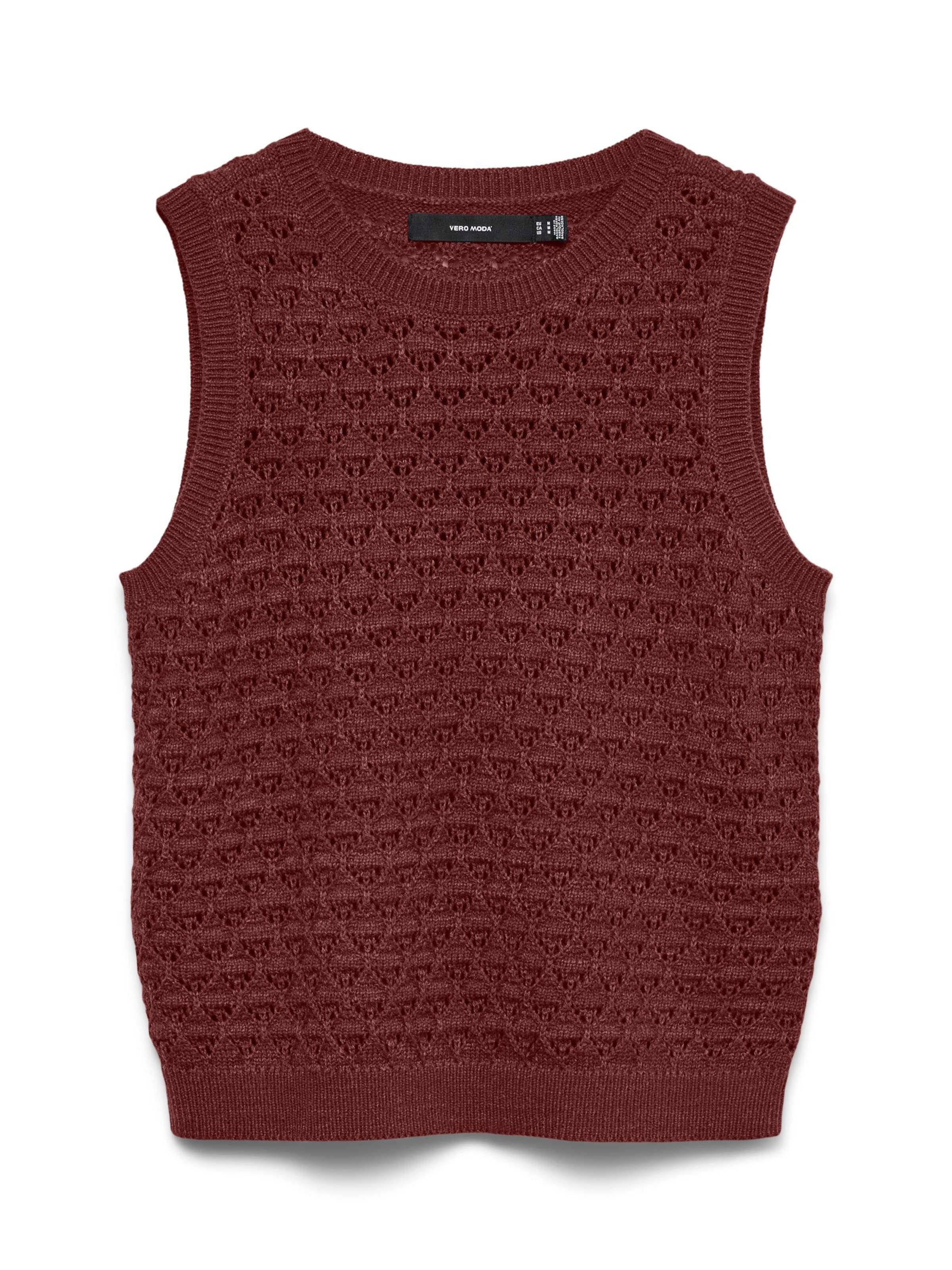 VERO MODA Trui 'VMJaqueline' in de kleur Roestrood, Productweergave