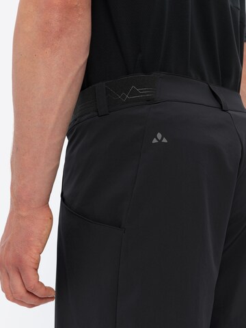 VAUDE Regular Outdoor trousers 'Loamer' in Black