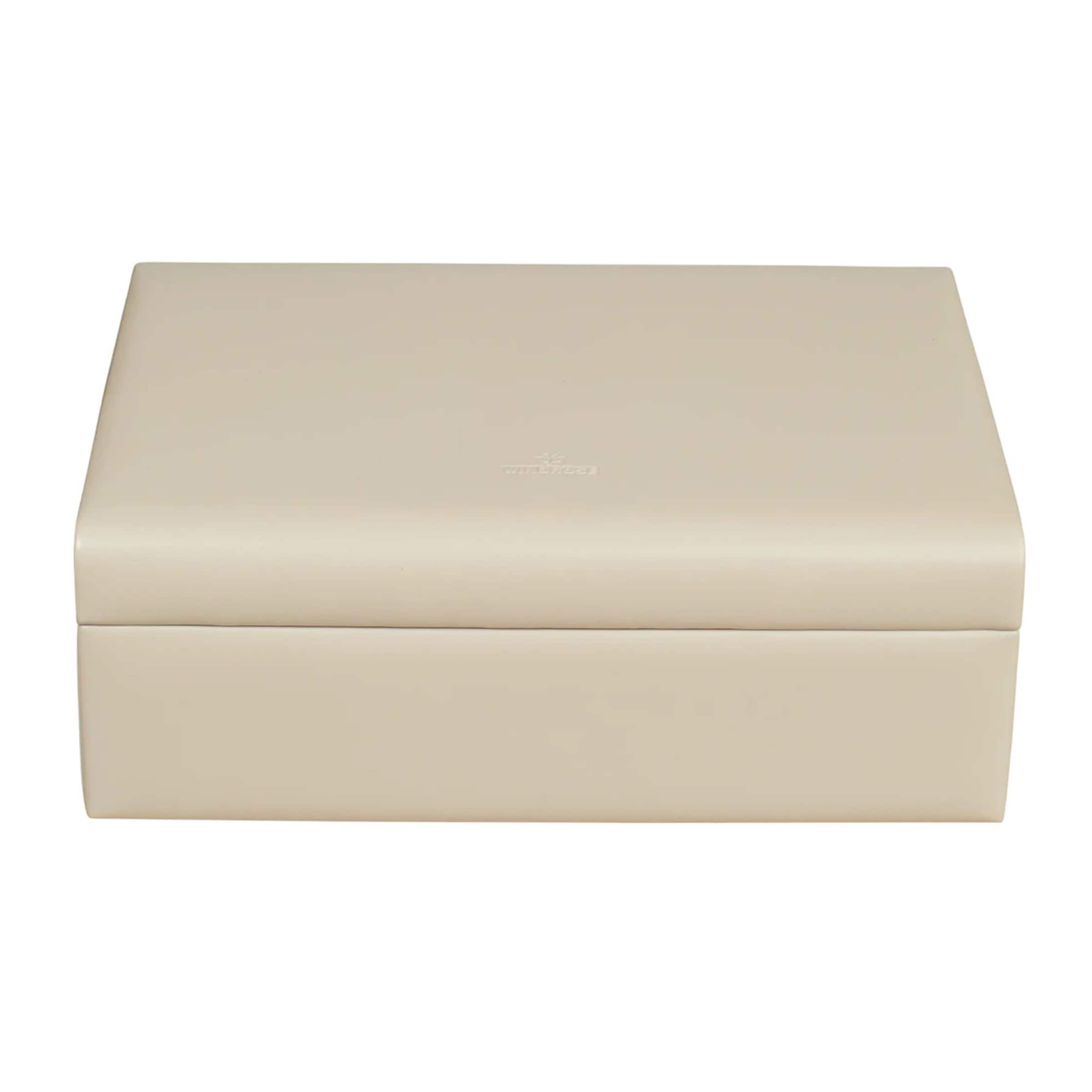 WINDROSE Schmuckkasten 'Merino' in Beige: Vorderseite