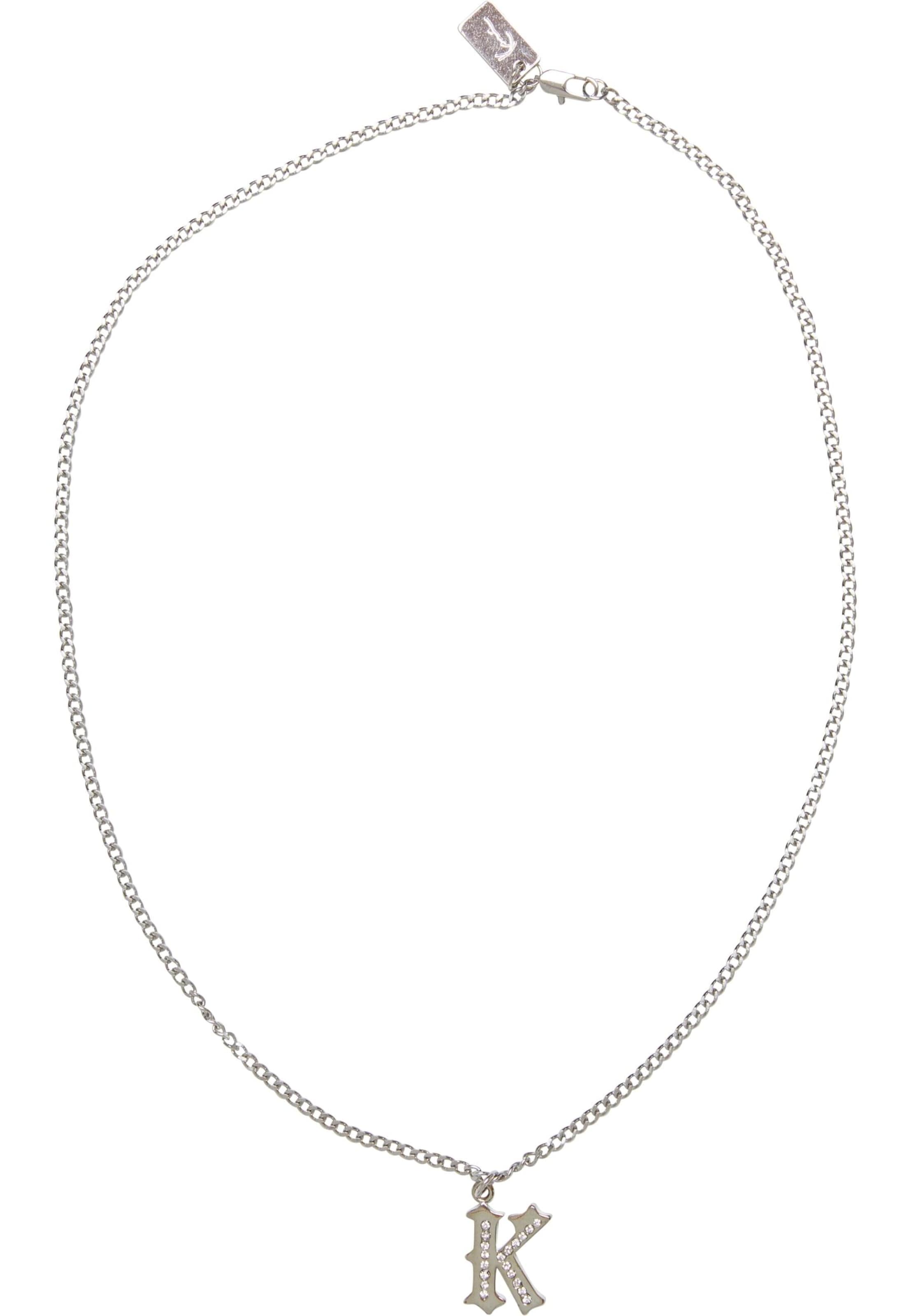Chaîne Karl Kani en argent : devant