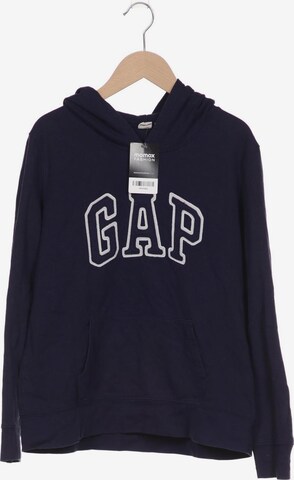 GAP Sweatshirt & Zip-Up Hoodie in M in Blue: front