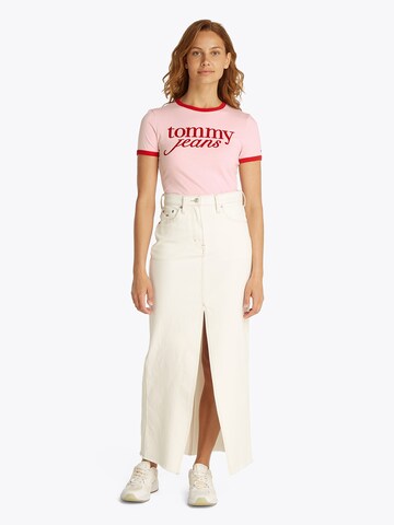 Tommy Jeans Футболка в Ярко-розовый