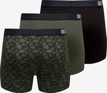 Only & Sons Boxerky 'FITZ' – zelená