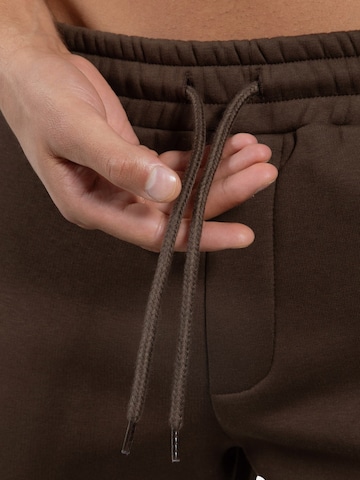 Effilé Pantalon Smilodox en marron
