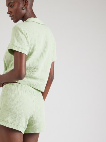 Pantaloncini da pigiama di Hunkemöller in verde