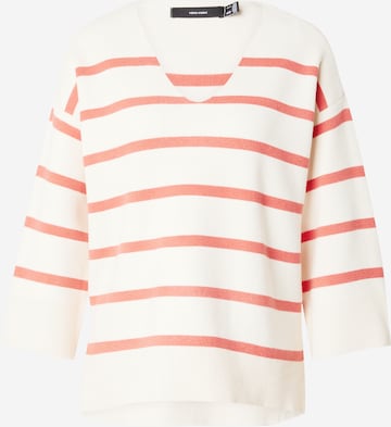 VERO MODA Pullover 'SABA' in Beige: predná strana