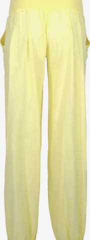 malito more than fashion Harem Pants in Yellow: front
