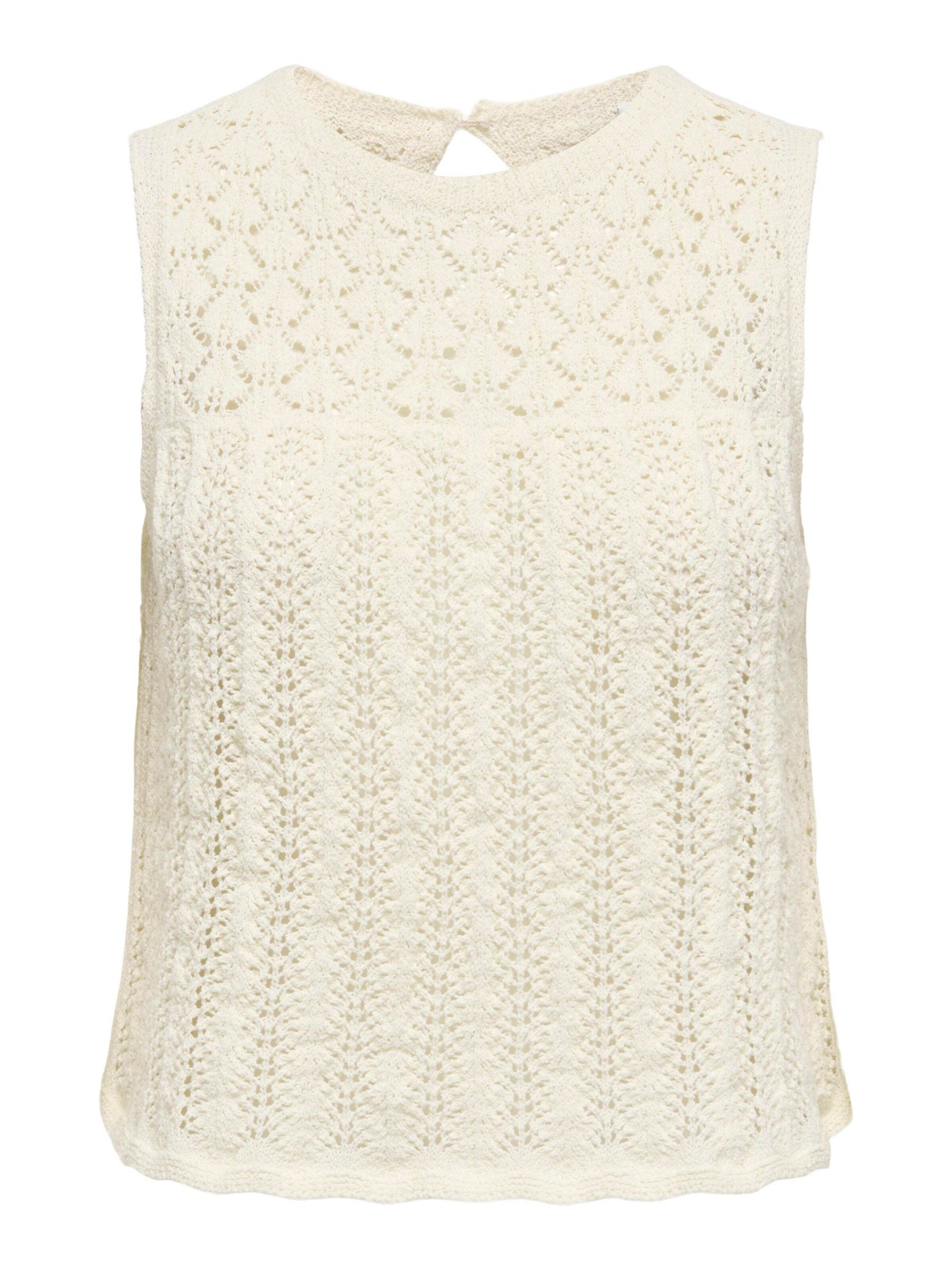 ONLY Knitted Top 'ONLLoxy' in Beige: front