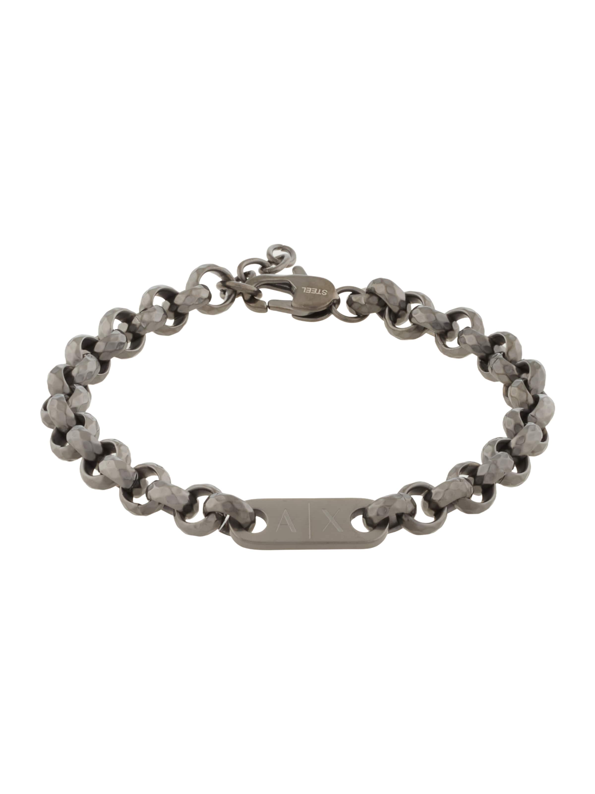 Bracelet ARMANI EXCHANGE en gris : devant