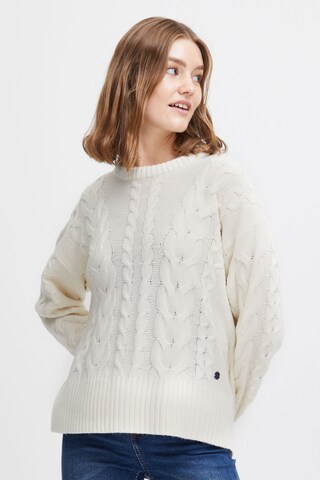 Oxmo Sweater 'Otana' in White: front