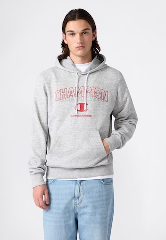 Champion Authentic Athletic Apparel Sweatshirt in Grey: front