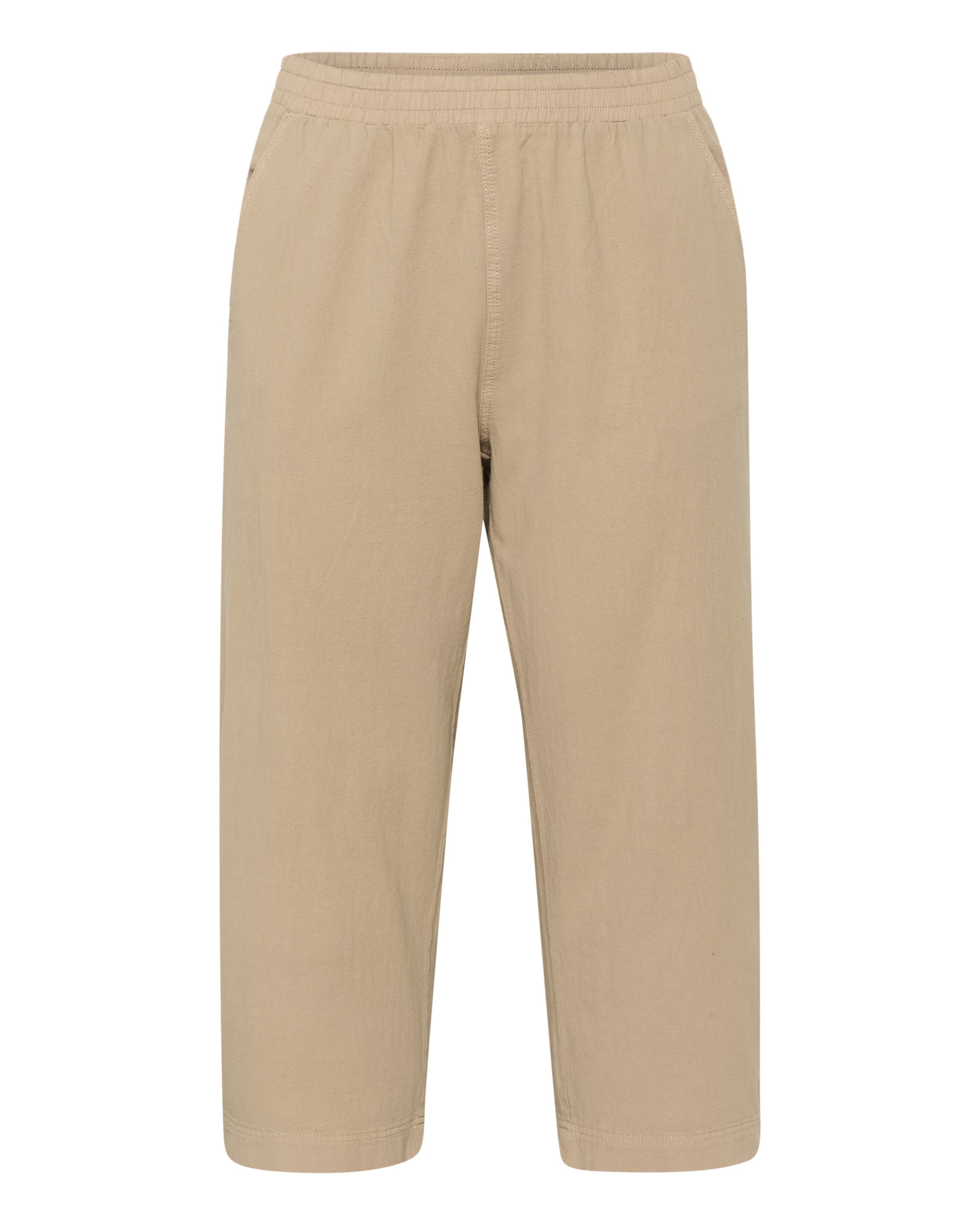 KAFFE CURVE Loosefit Broek &#x27;KCNana&#x27; in Beige: voorkant