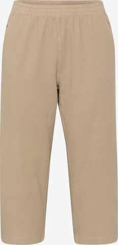 Loosefit Pantaloni di KAFFE CURVE in beige: frontale