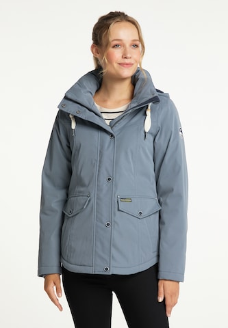 Schmuddelwedda Winter Jacket in Blue: front