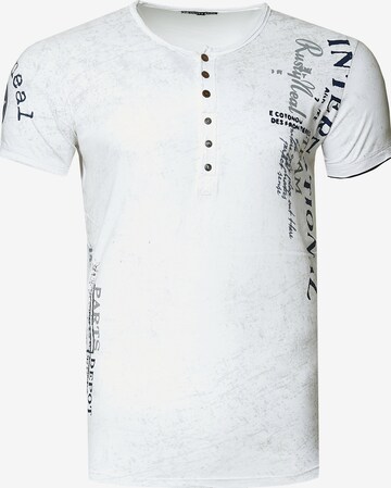 Rusty Neal Shirt in White: front