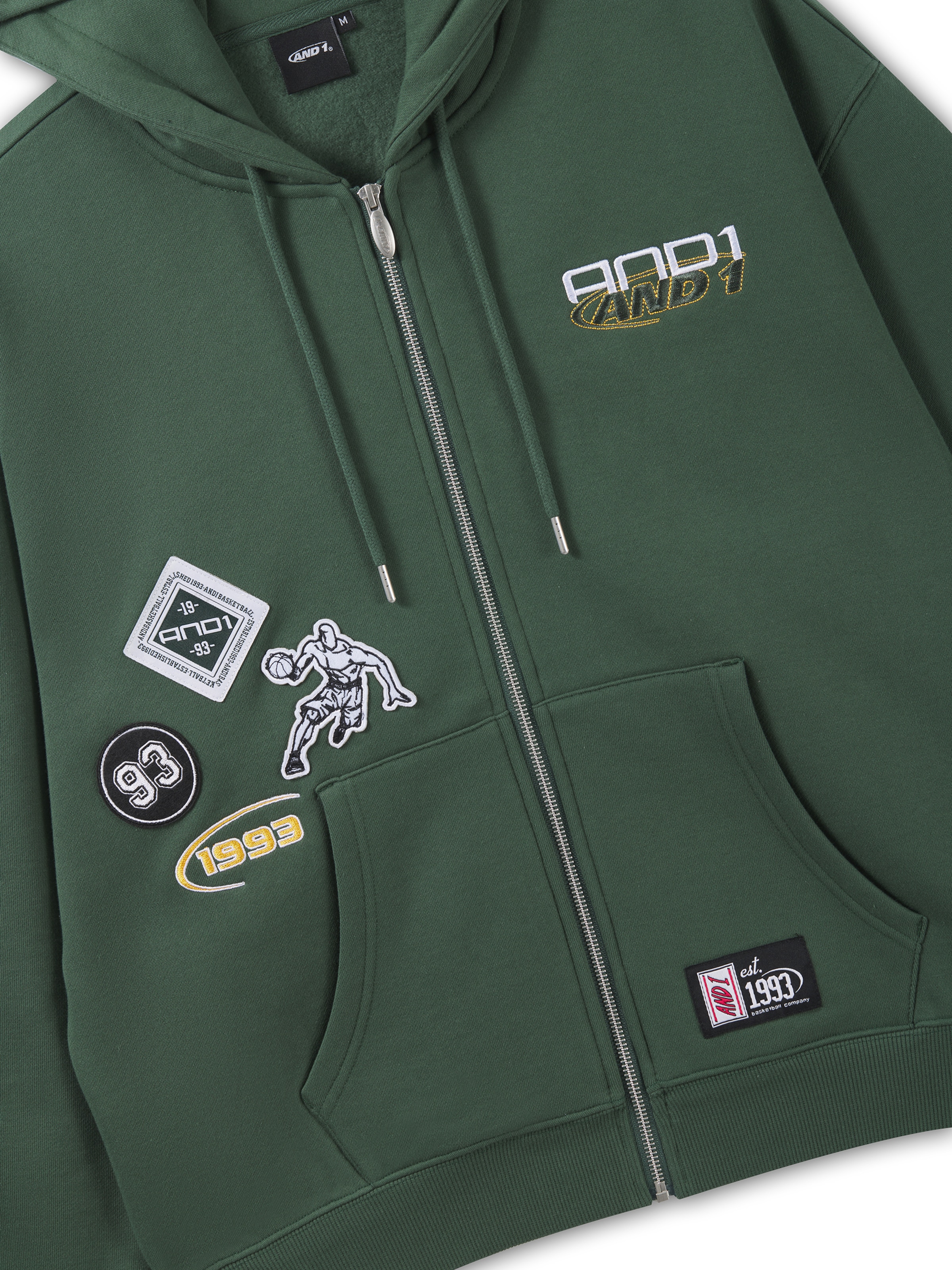 Veste de survêtement 'Respect The Game' AND1 en vert