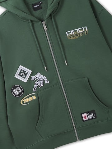 AND1 Collegetakki 'Respect The Game' värissä vihreä