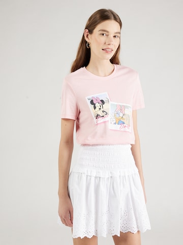 ONLY Shirt 'DISNEY' in Pink: front