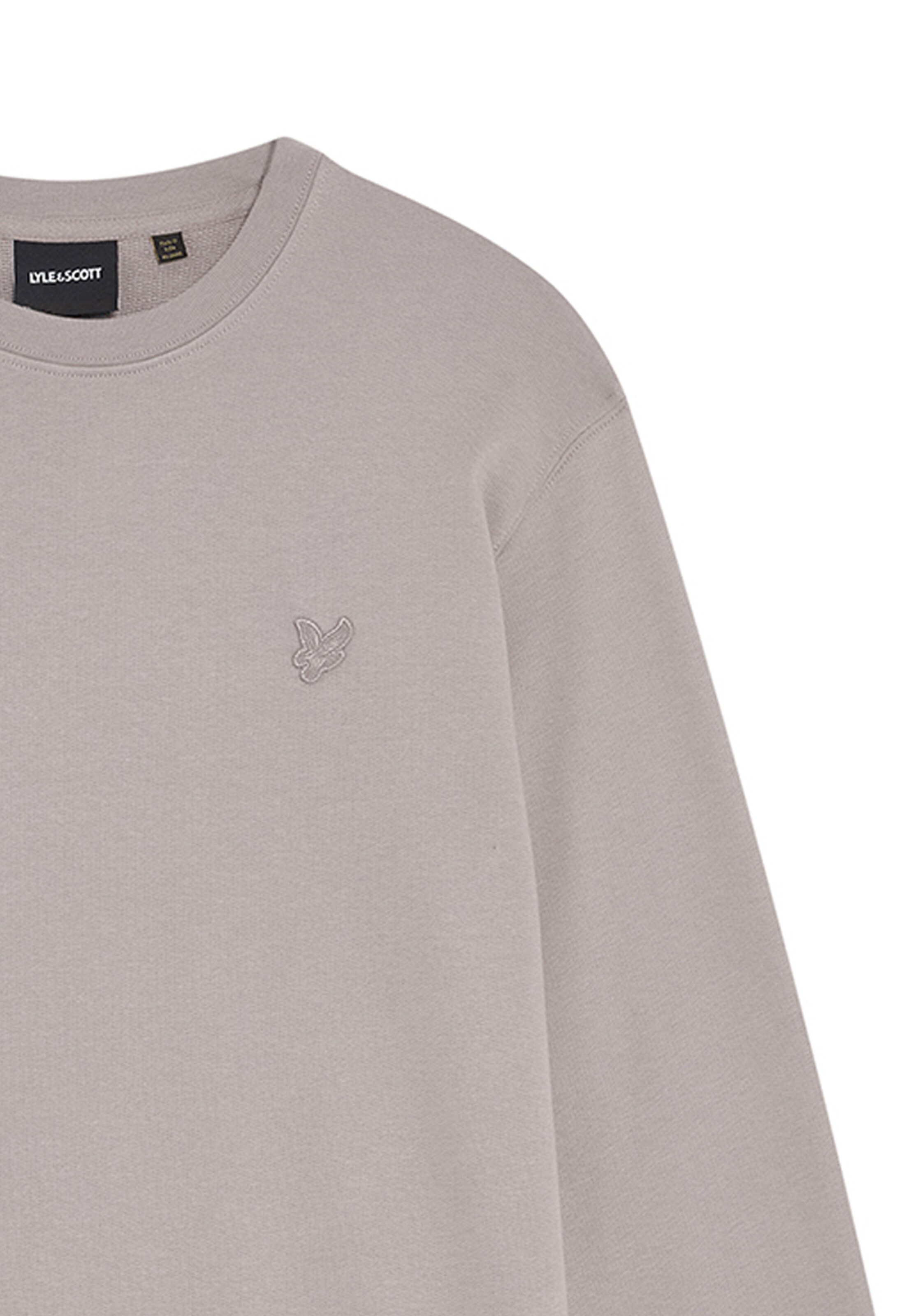 Lyle & Scott Sweatshirt 'Superfine' in Grijs