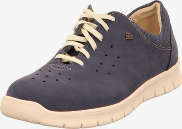 Finn Comfort Lace-Up Shoes in Blue: front